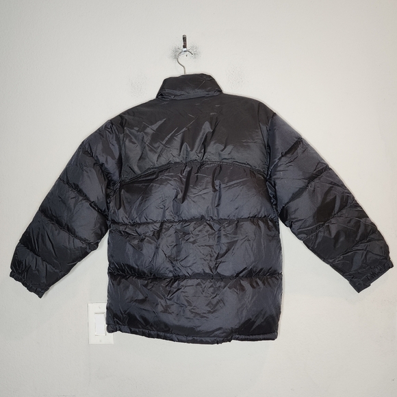 Double Down Black Down Puffer Coat Size Large Steve & Barry's - Picture 5 of 16
